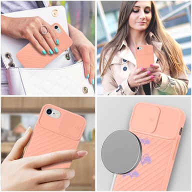 iPhone 7 / 7S / 8 / SE 2020 Skal Fodral Case (Rosa)