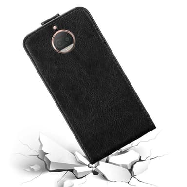 Motorola MOTO G5S PLUS Flipfodral Skal (Svart)