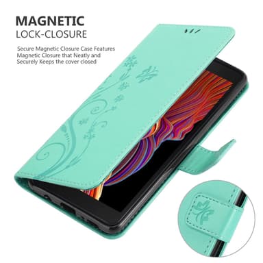 Samsung Galaxy XCover 5 Plånboksfodral Skal (Turkos)