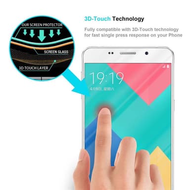 Samsung Galaxy A9 2016 Skyddsglas Skyddsfilm Skärmskydd