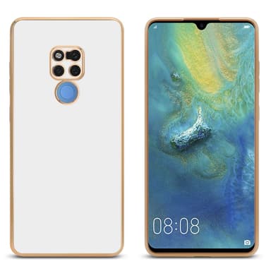 Huawei MATE 20 Skal Fodral Case (Vit)