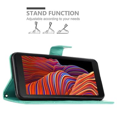 Samsung Galaxy XCover 5 Plånboksfodral Skal (Turkos)