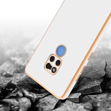 Huawei MATE 20 Skal Fodral Case (Vit)