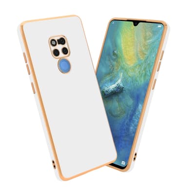 Huawei MATE 20 Skal Fodral Case (Vit)