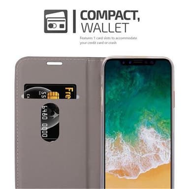 iPhone X / XS Plånboksfodral Skal (Blå)