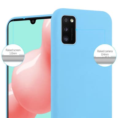Skal Samsung Galaxy A41 Fodral Case (Blå)