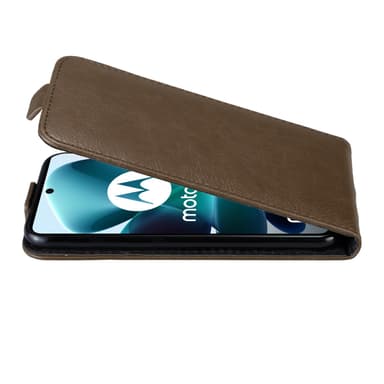 Motorola MOTO G200 5G Flipfodral Skal (Brun)