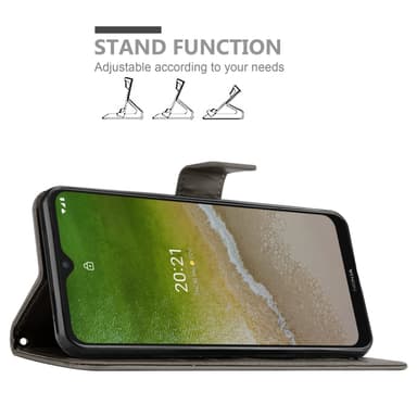 Nokia G50 5G Plånboksfodral Skal (Grå)