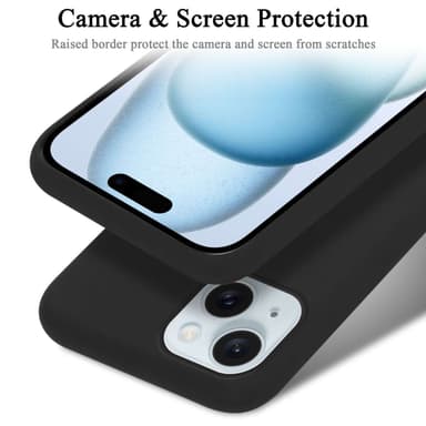 iPhone 15 PLUS Skal Fodral Case (Svart)