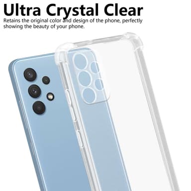 Samsung Galaxy A32 4G Skal Fodral Case (Genomskinlig)