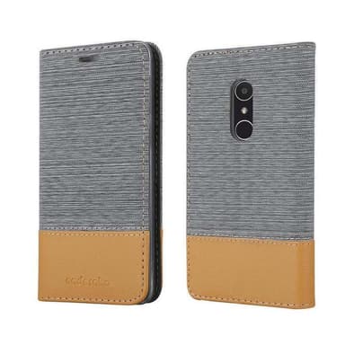 Alcatel 3 2018 Plånboksfodral Skal (Grå)