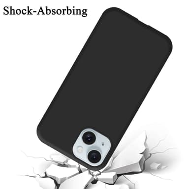 iPhone 15 PLUS Skal Fodral Case (Svart)
