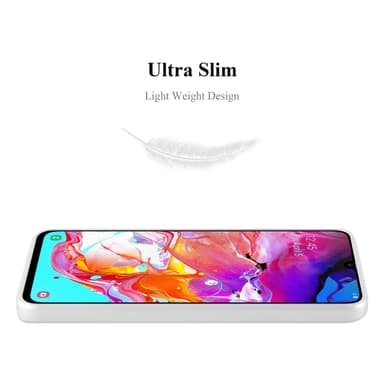 Skal Samsung Galaxy A70 / A70s Fodral Case (Silver)