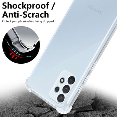 Samsung Galaxy A32 4G Skal Fodral Case (Genomskinlig)