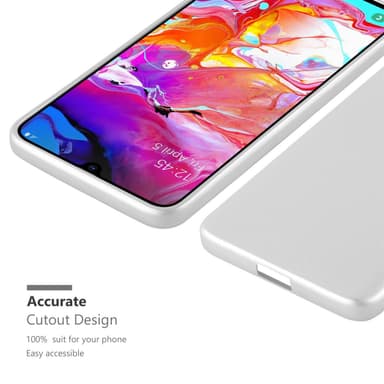 Skal Samsung Galaxy A70 / A70s Fodral Case (Silver)
