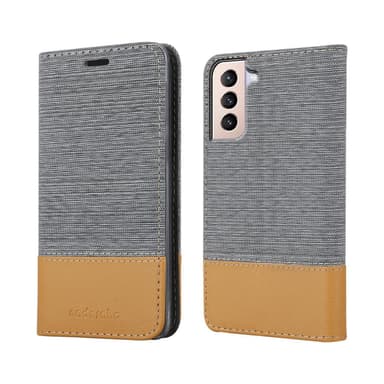 Samsung Galaxy S21 PLUS Plånboksfodral Skal (Grå)