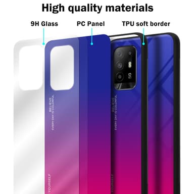 Oppo A94 5G Skal Fodral Case (Svart)