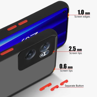 OnePlus Nord CE 2 5G Skal Fodral Case (Svart)