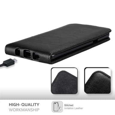 Samsung Galaxy NOTE 5 Flipfodral Skal (Svart)