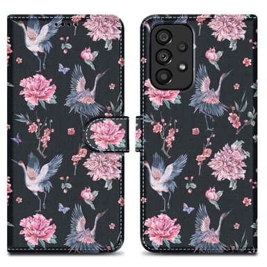 Samsung Galaxy A53 5G Plånboksfodral Skal (Svart)