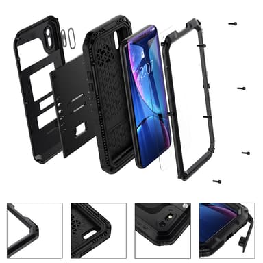 iPhone XR Skal Fodral Case (Svart)