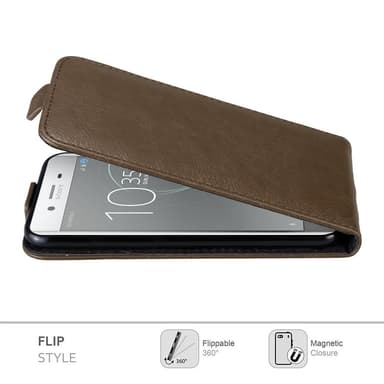 Sony Xperia XZ PREMIUM Flipfodral Skal (Brun)