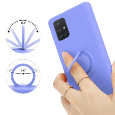 Skal Samsung Galaxy A71 4G Fodral Case (Lila)