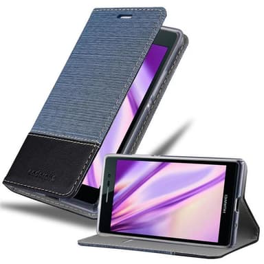 Huawei ASCEND P7 Plånboksfodral Skal (Blå)
