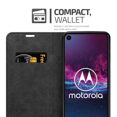 Motorola ONE ACTION Skal Fodral Case (Röd)