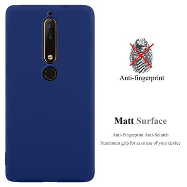 Skal Nokia 6.1 Fodral Case (Blå)