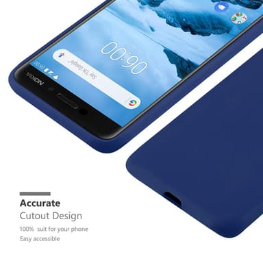 Skal Nokia 6.1 Fodral Case (Blå)