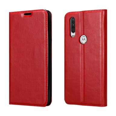 Motorola ONE ACTION Skal Fodral Case (Röd)