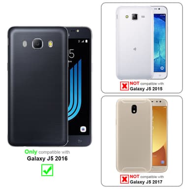 Samsung Galaxy J5 2016 Skal Fodral Case (Brun)