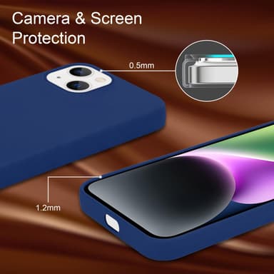 iPhone 14 Skal Fodral Case (Blå)