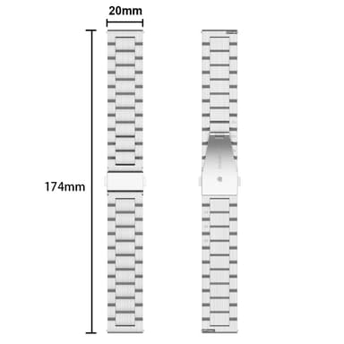 Armband 20mm för Samsung Galaxy Watch 42mm/S2 Classic