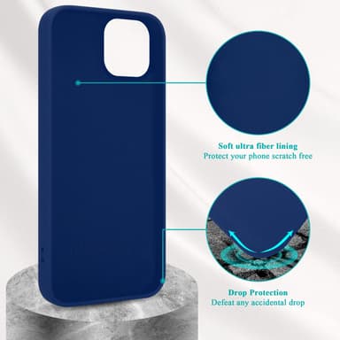 iPhone 14 Skal Fodral Case (Blå)