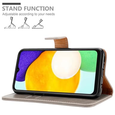 Samsung Galaxy A13 5G Plånboksfodral Skal (Brun)