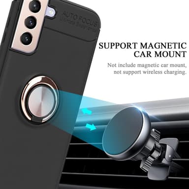 Samsung Galaxy S21 PLUS Skal Fodral Case (Svart)