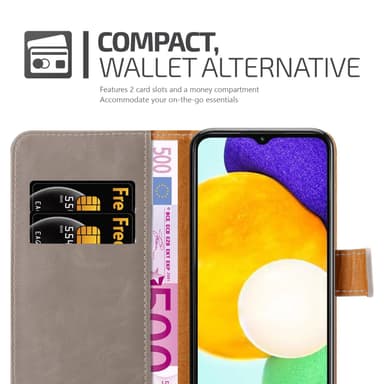 Samsung Galaxy A13 5G Plånboksfodral Skal (Brun)