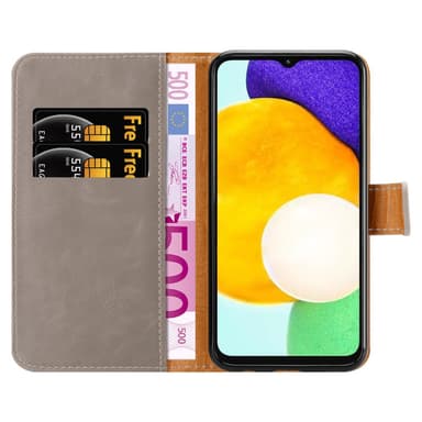 Samsung Galaxy A13 5G Plånboksfodral Skal (Brun)