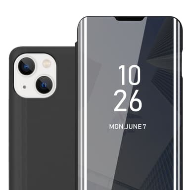 iPhone 14 Plånboksfodral Skal (Svart)