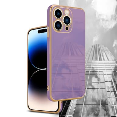 iPhone 14 PRO Skal Fodral Case (Lila)