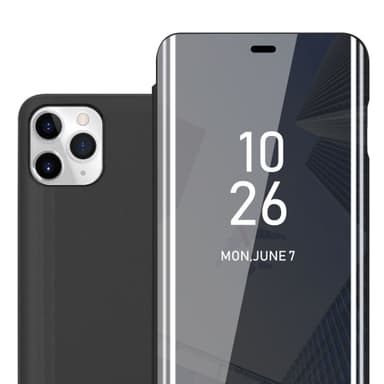 iPhone 11 PRO MAX Plånboksfodral Skal (Svart)