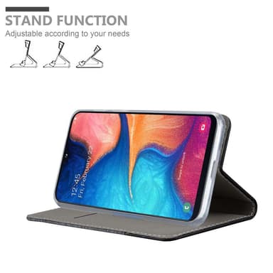 Samsung Galaxy A10e / A20e Plånboksfodral Skal (Grå)