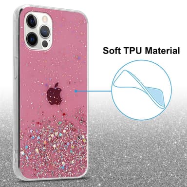 iPhone 12 / 12 PRO Skal Fodral Case (Rose)