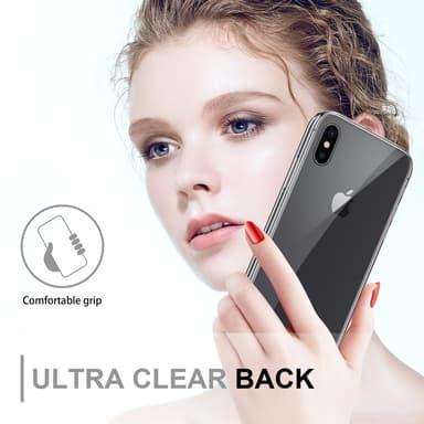 Skal iPhone X / XS Fodral Case (Transparent)