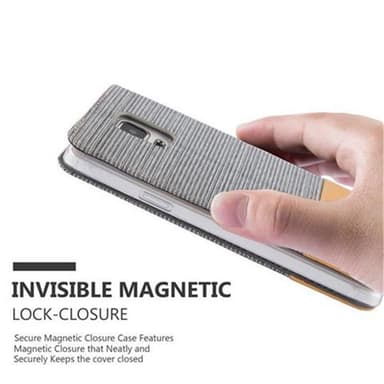 Samsung Galaxy NOTE 4 Plånboksfodral Skal (Grå)