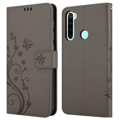 Xiaomi RedMi NOTE 8 Plånboksfodral Skal (Grå)