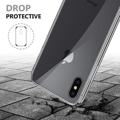 Skal iPhone X / XS Fodral Case (Transparent)