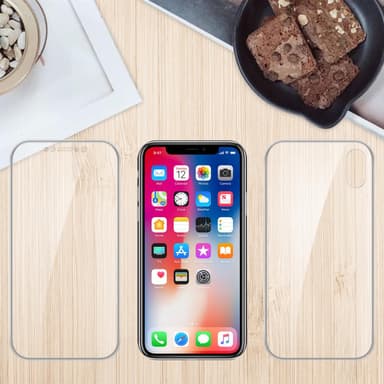 Skal iPhone X / XS Fodral Case (Transparent)